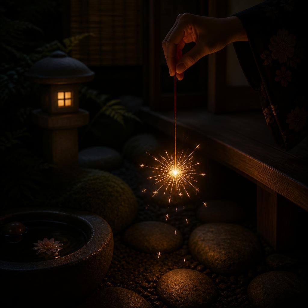 線香花火の瞬間（線香花火）