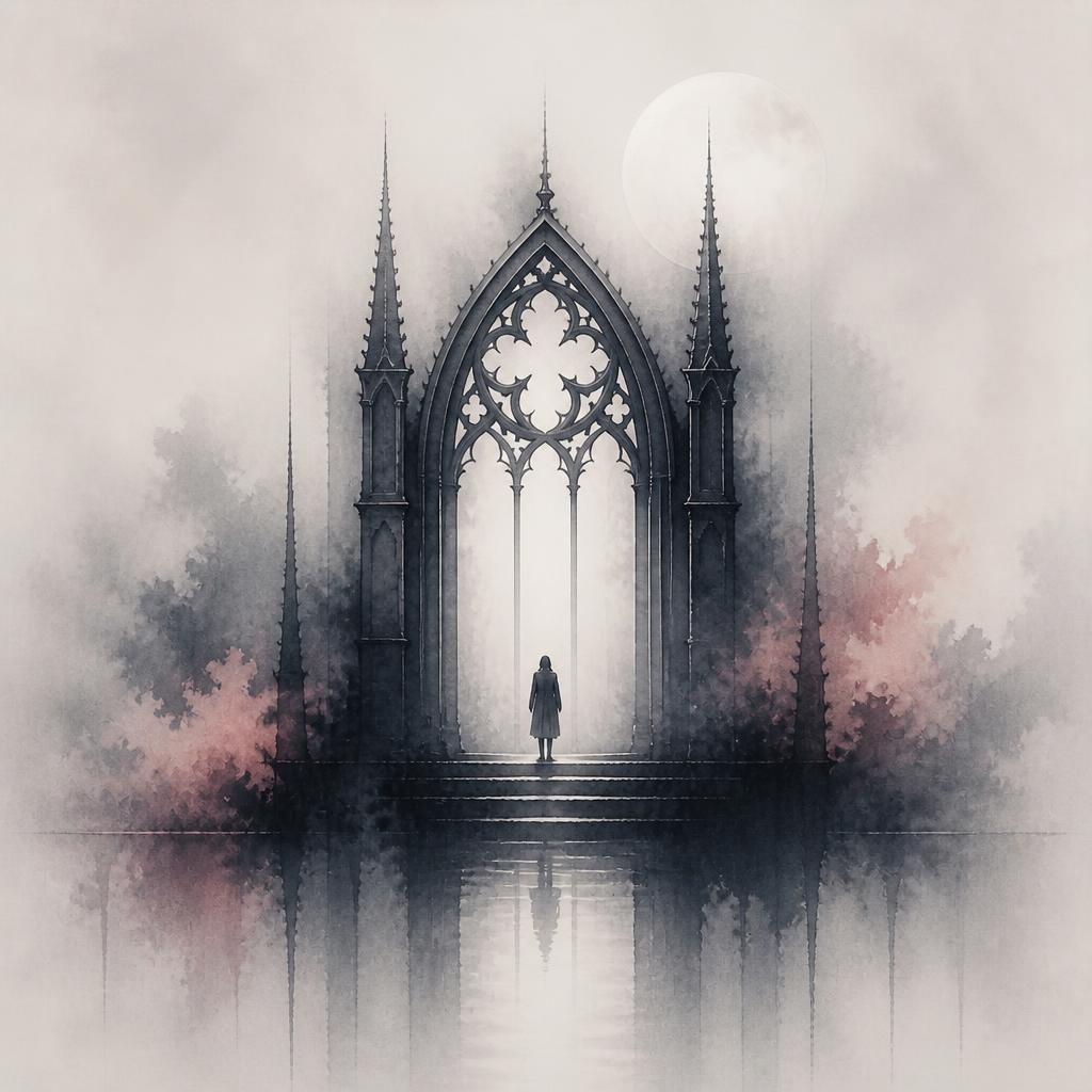 幻想的な霧の風景