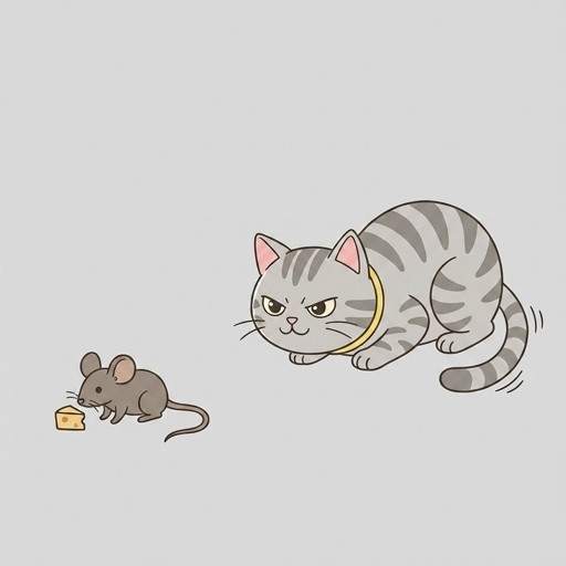 灰色にゃんこ