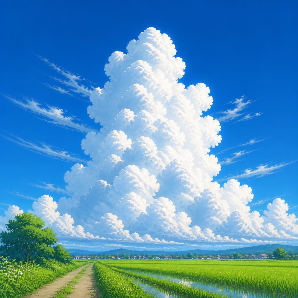 青空と入道雲（入道雲）