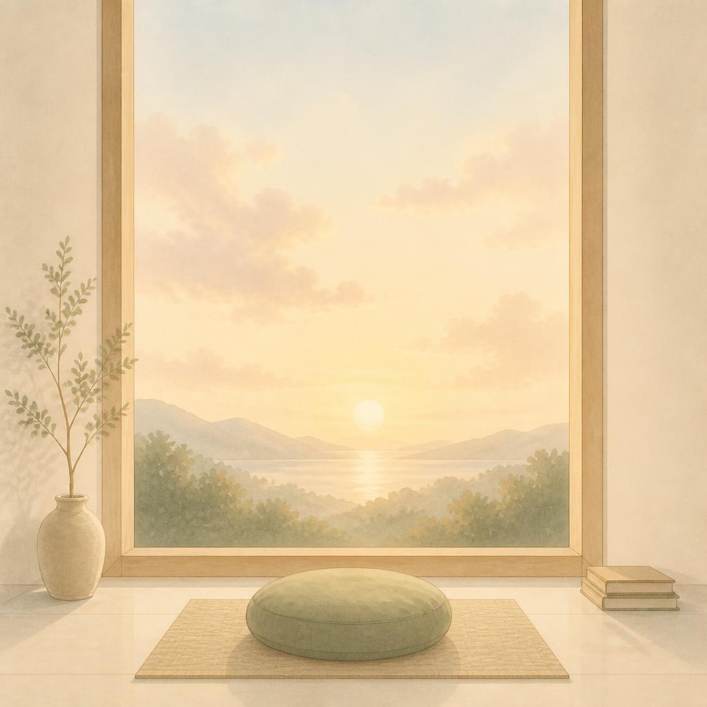 穏やかな夕暮れ
