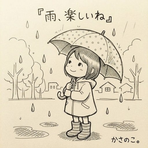 かわいい女の子が傘をさしている姿
