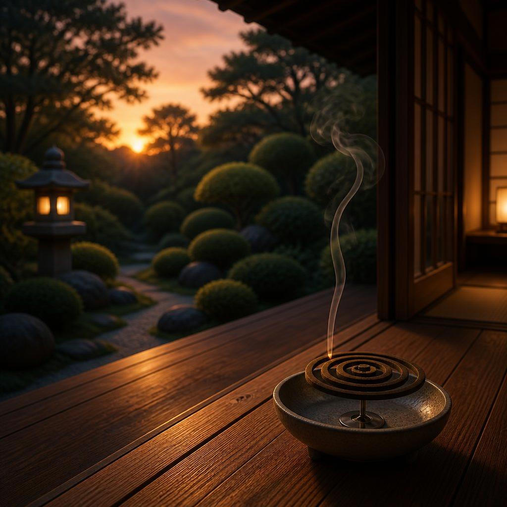 縁側の夕方