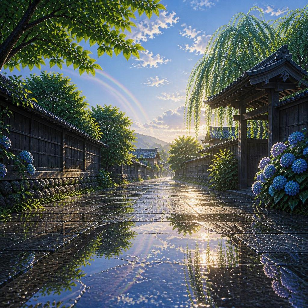雨上がり
