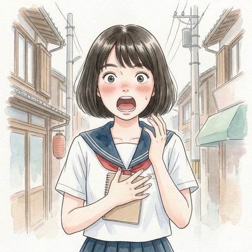 びっくりした