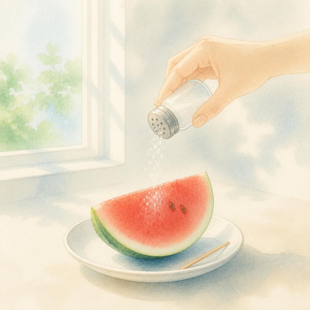 塩をふる