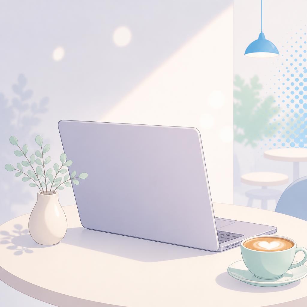 パソコンにフォーカス
