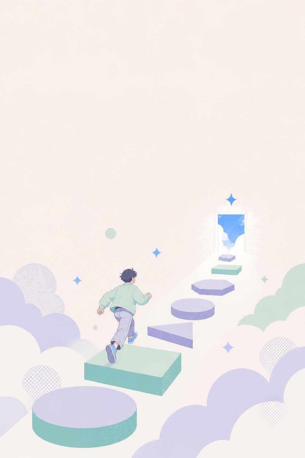上に余白