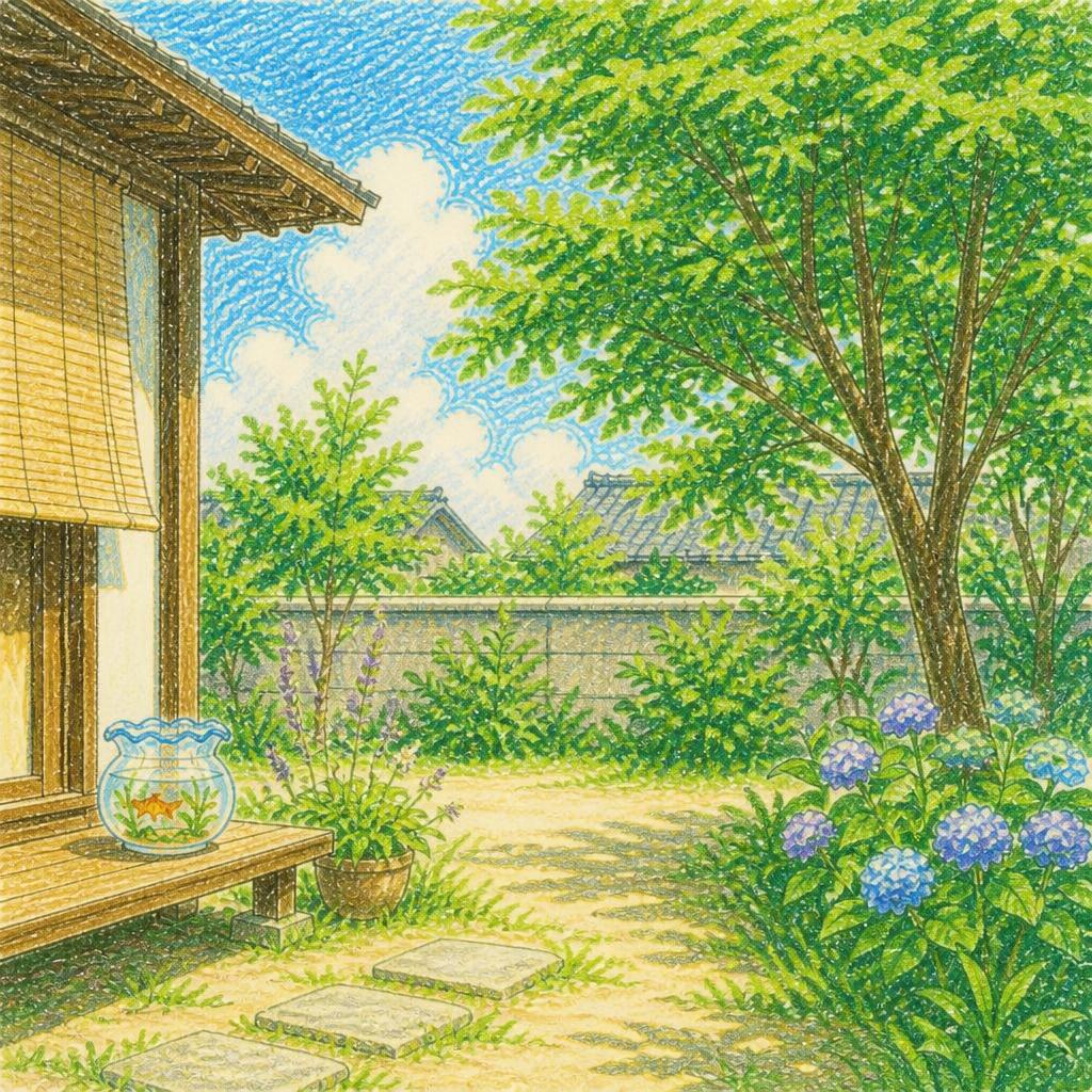 庭先