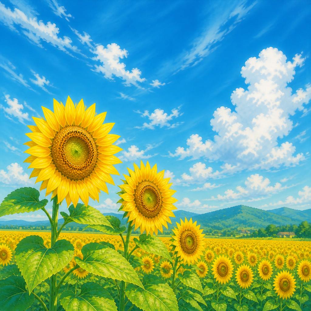 空と花