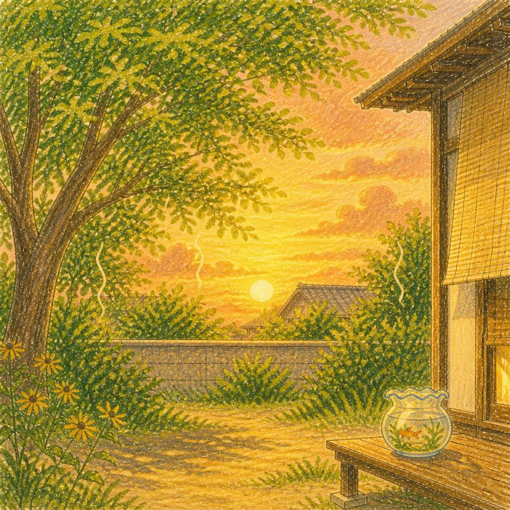 夕方