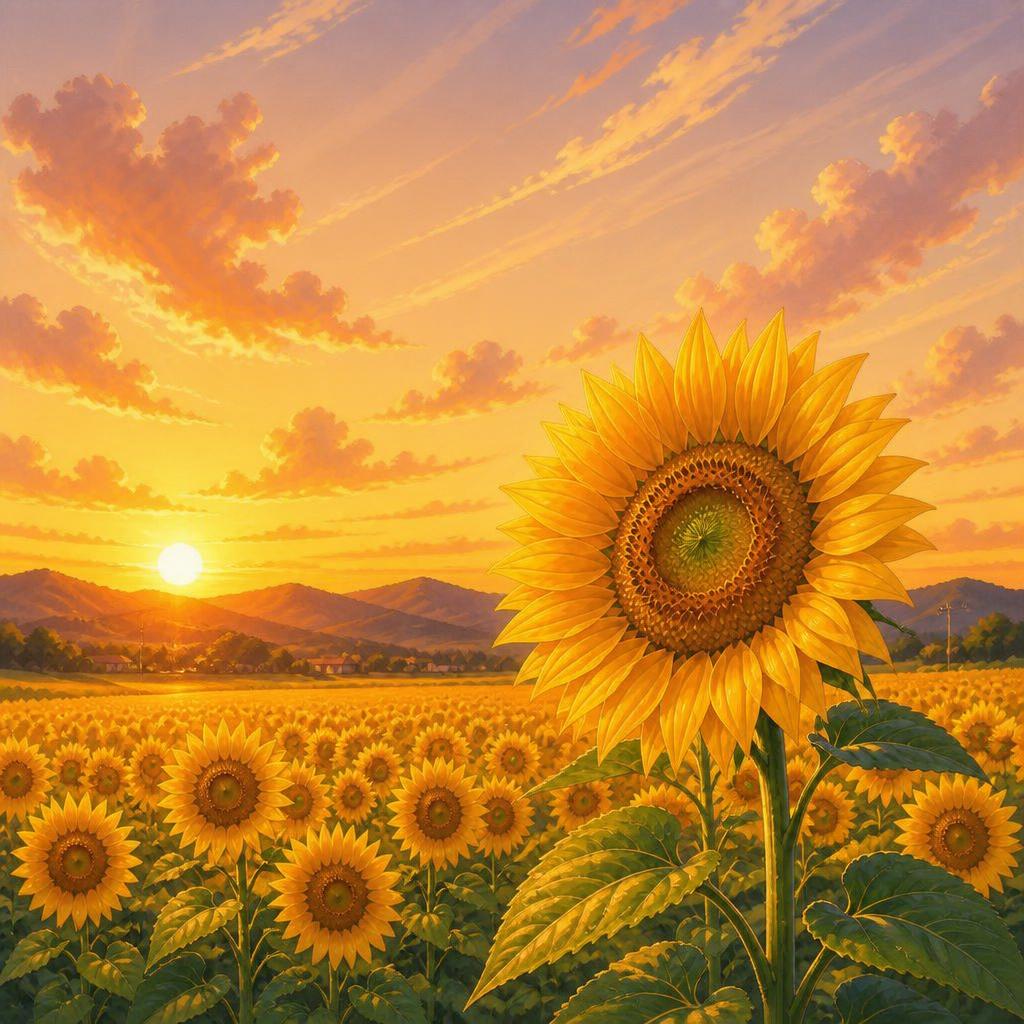 夕暮れ