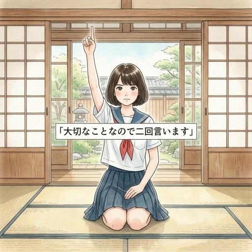 大切なことなので二回言います