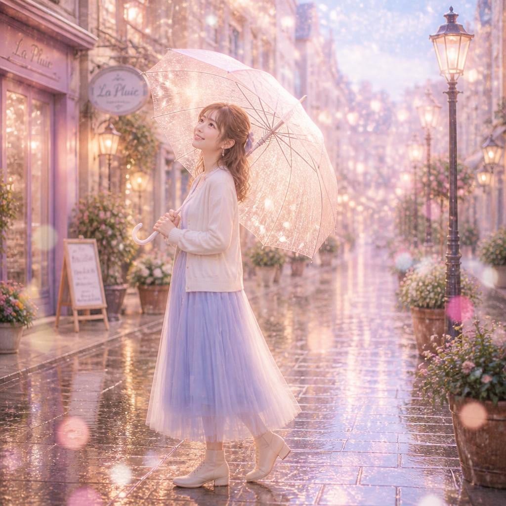 雨降り少女
