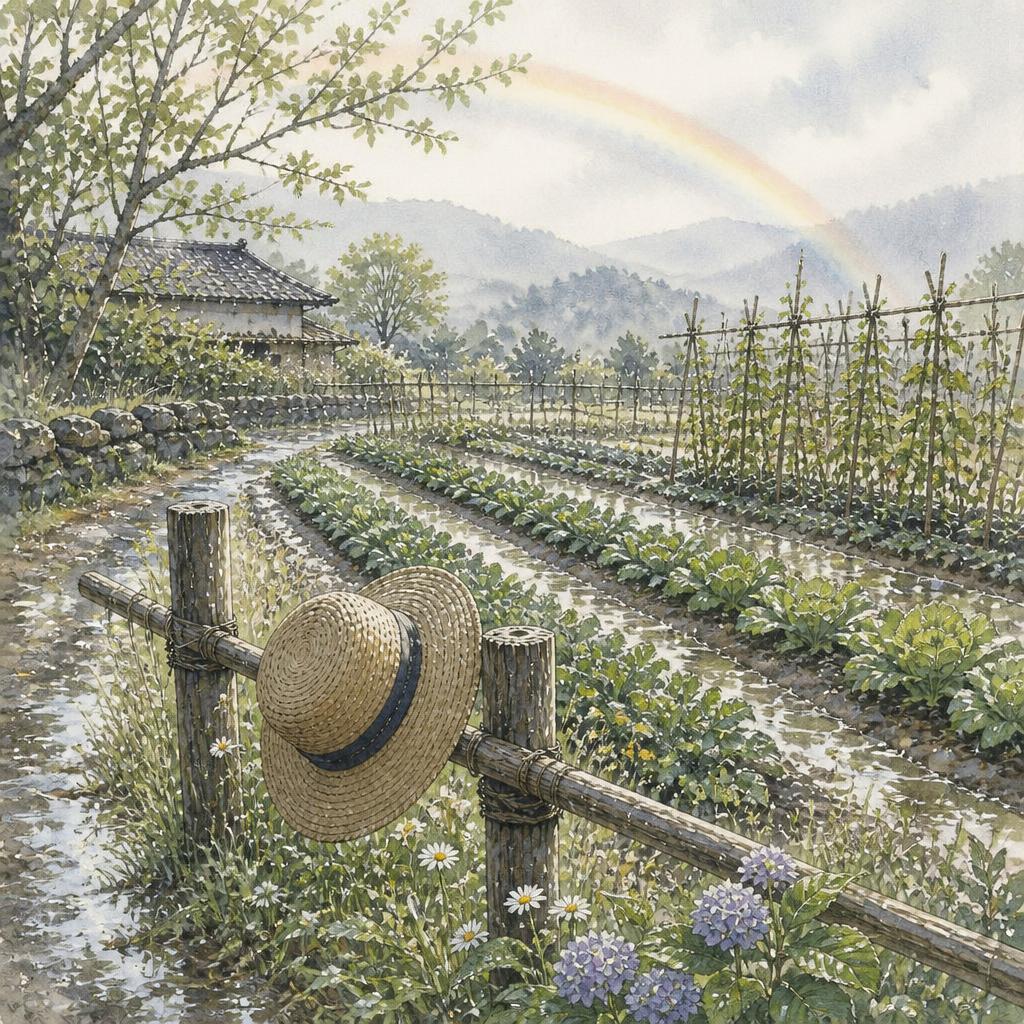 雨上がり