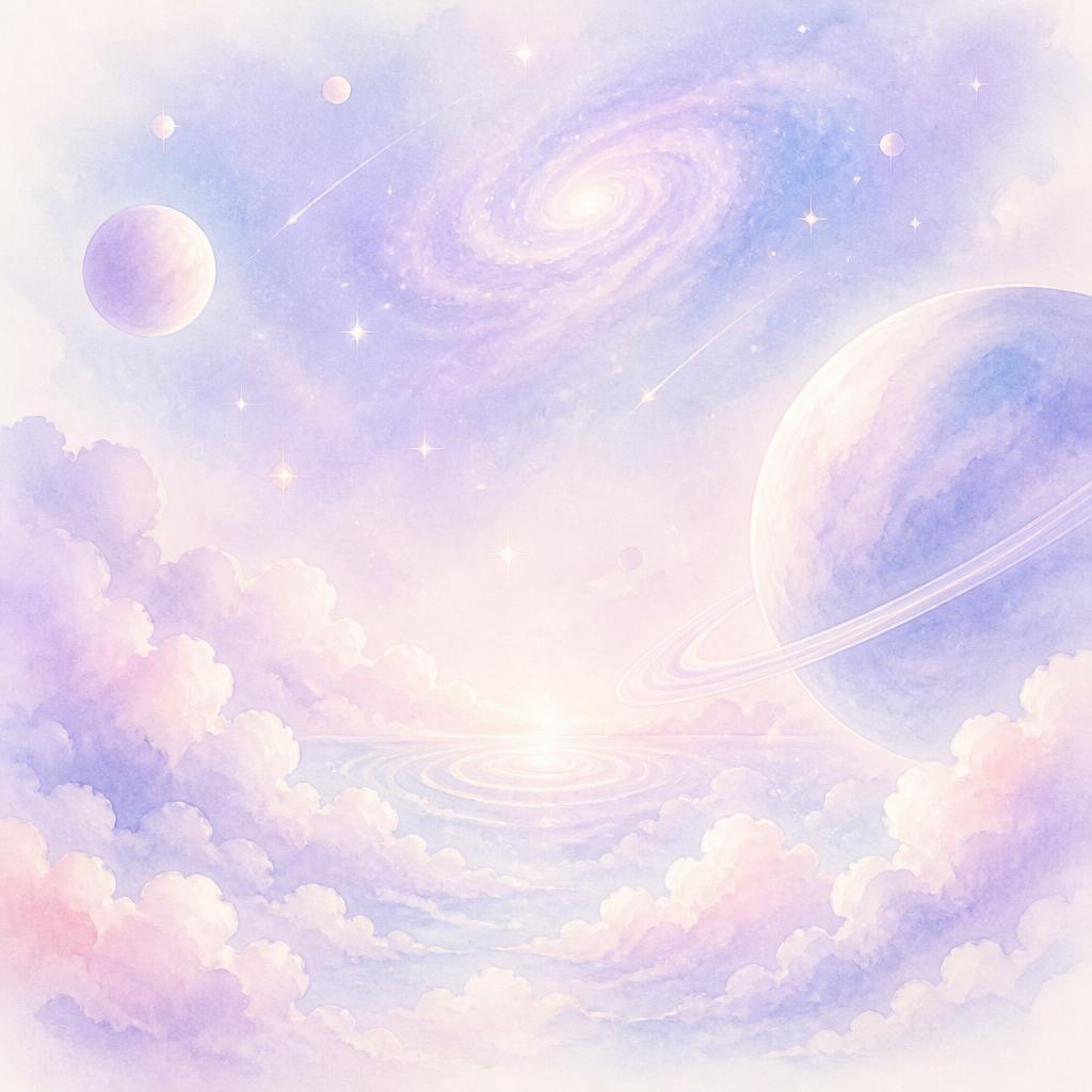 宇宙と雲