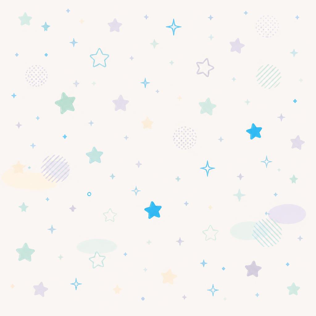 全体に散らばる星