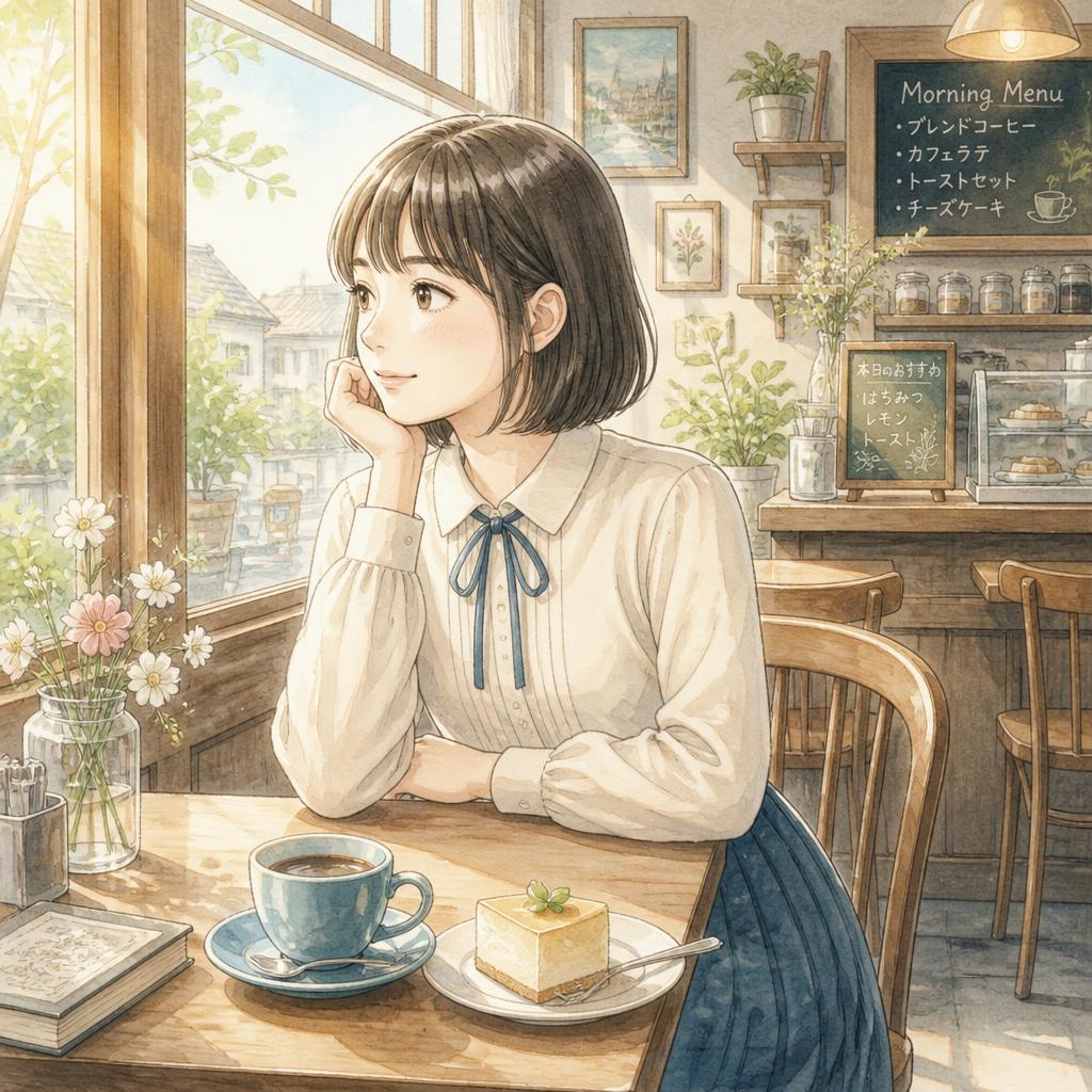 朝光水彩のカフェ