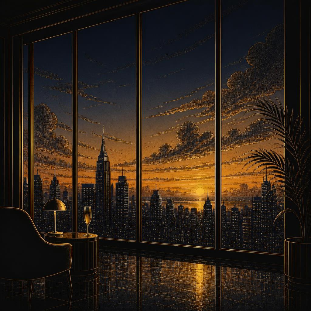 夕暮れ