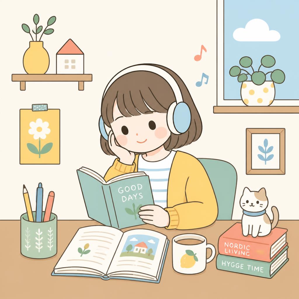 ひだまりの読書と音楽